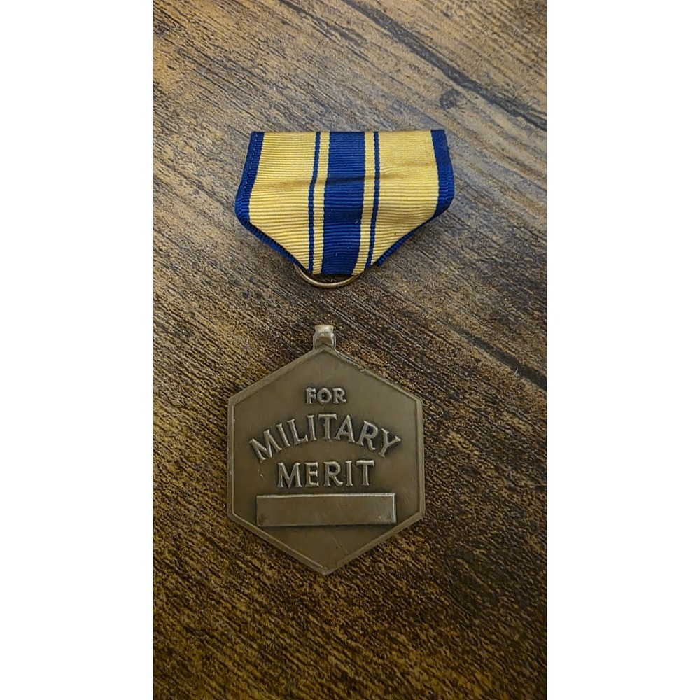 Vintage USAF Air Force Commendation Medal‎ For Military Merit Ribbon BLANK